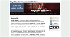 Desktop Screenshot of krzysztof-jackowski.info