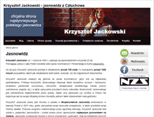 Tablet Screenshot of krzysztof-jackowski.info
